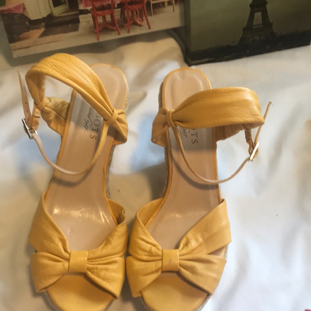 Yellow Platform Sandals